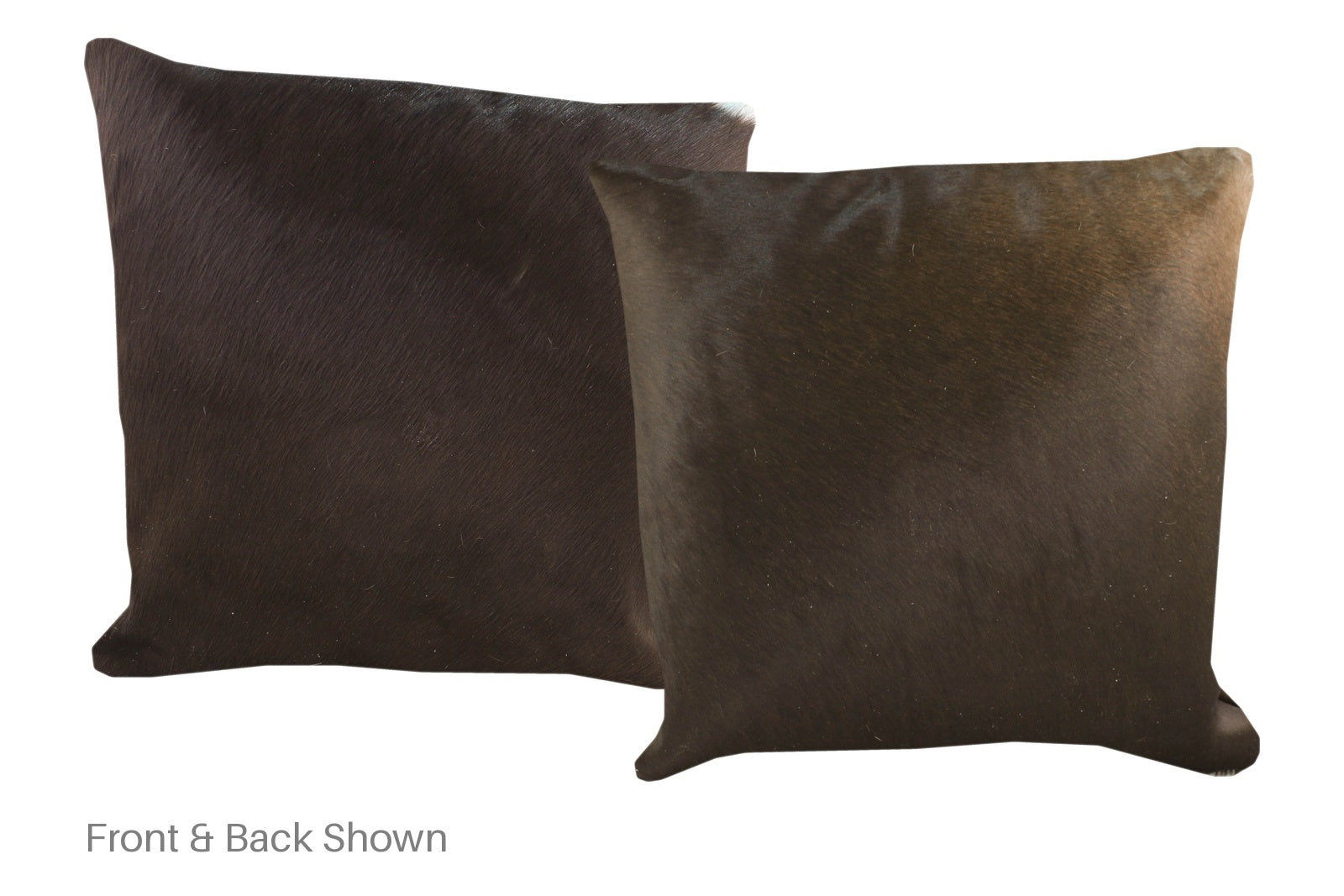 Chocolate Cowhide Pillow #A53154