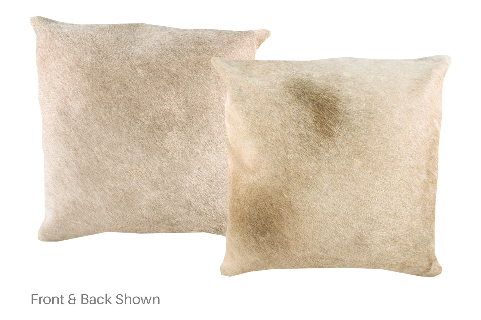 Champagne Cowhide Pillow #A53155
