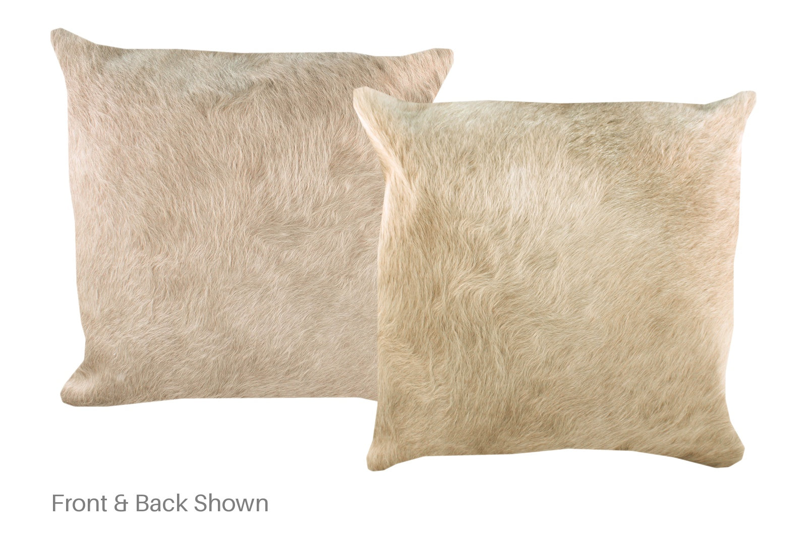 Champagne Cowhide Pillow #A53156