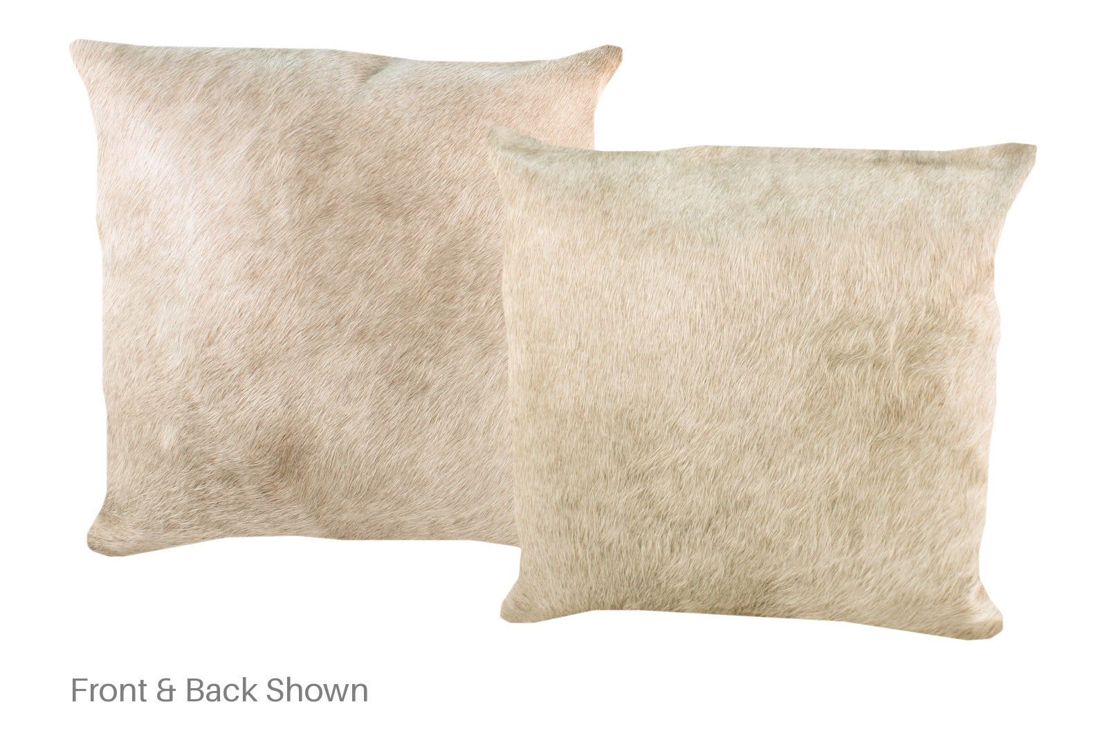 Champagne Cowhide Pillow #A53158