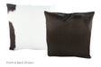 Black and White Cowhide Pillow 20x20 #A53159 by Hudson Hides