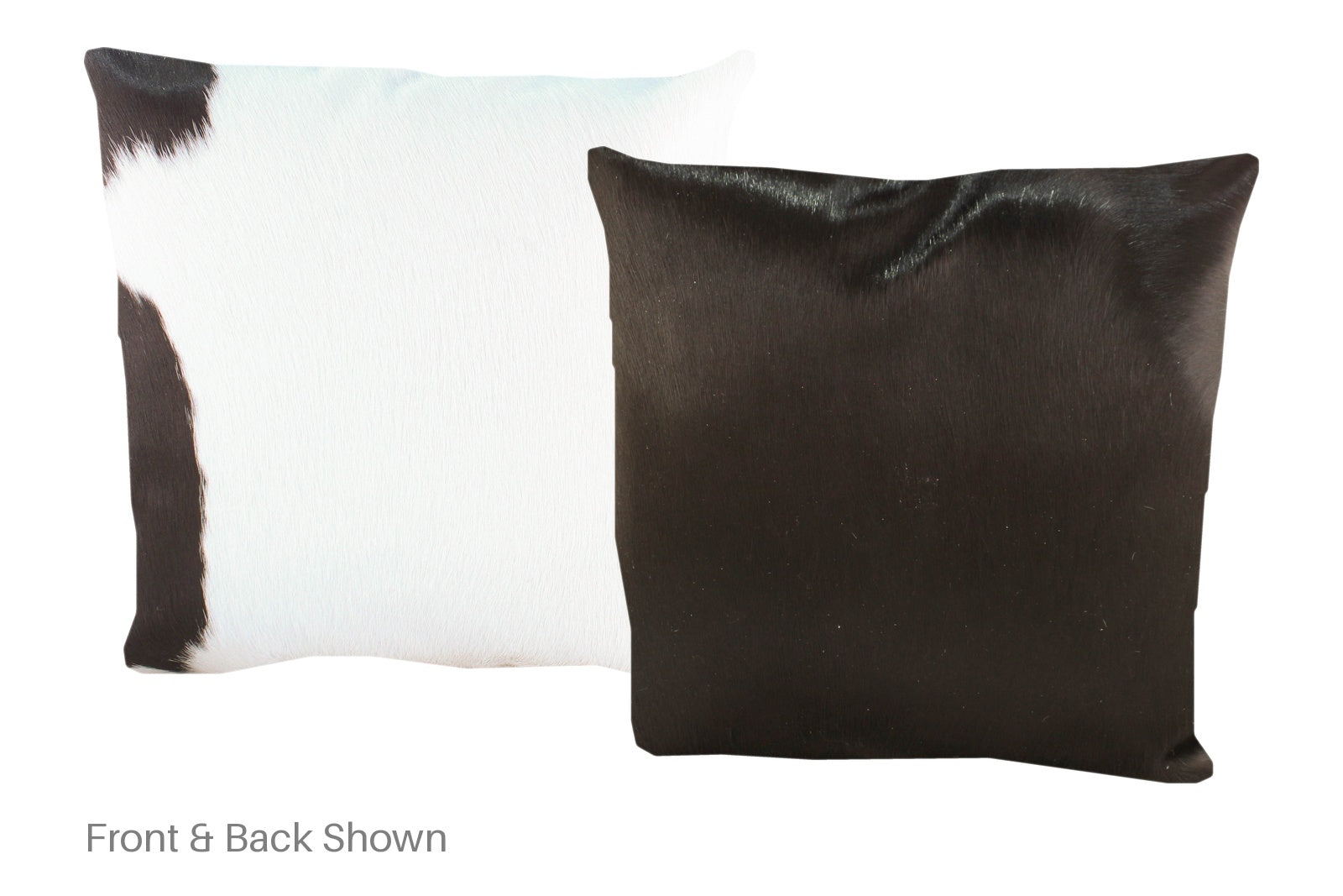 Black and White Cowhide Pillow #A53159