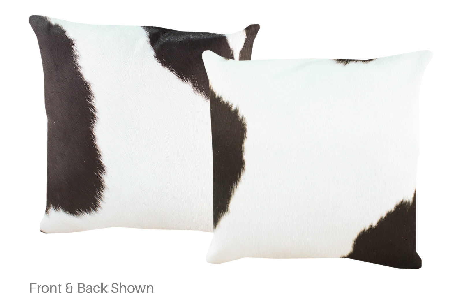 Black and White Cowhide Pillow #A53162