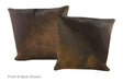 Chocolate Cowhide Pillow 20x20 #A53163 by Hudson Hides
