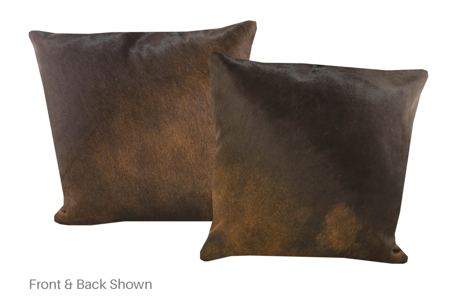 Chocolate Cowhide Pillow #A53163