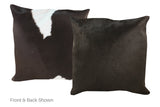 Black and White Cowhide Pillow 20x20 #A53164 by Hudson Hides