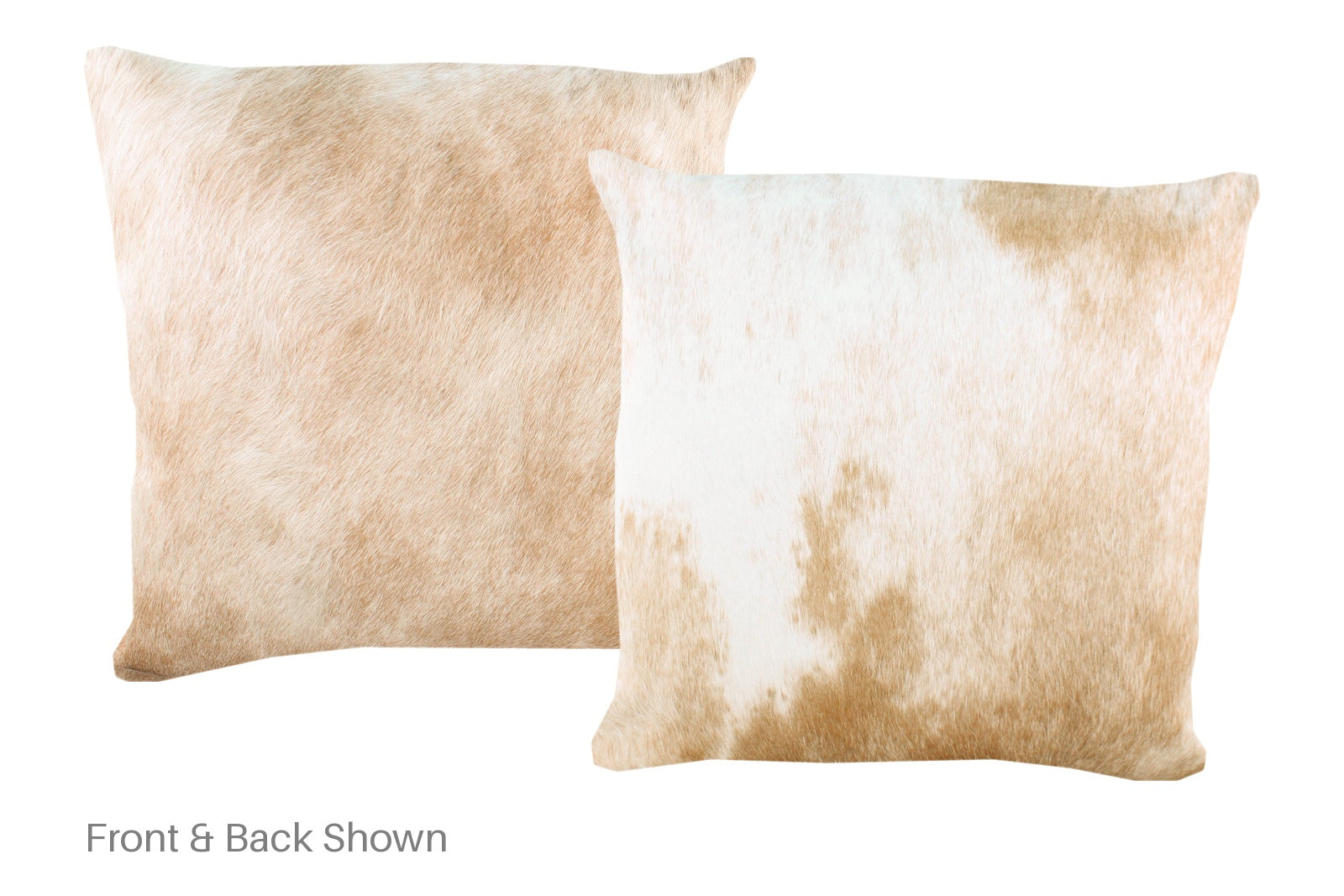 Caramel Cowhide Pillow #A53167