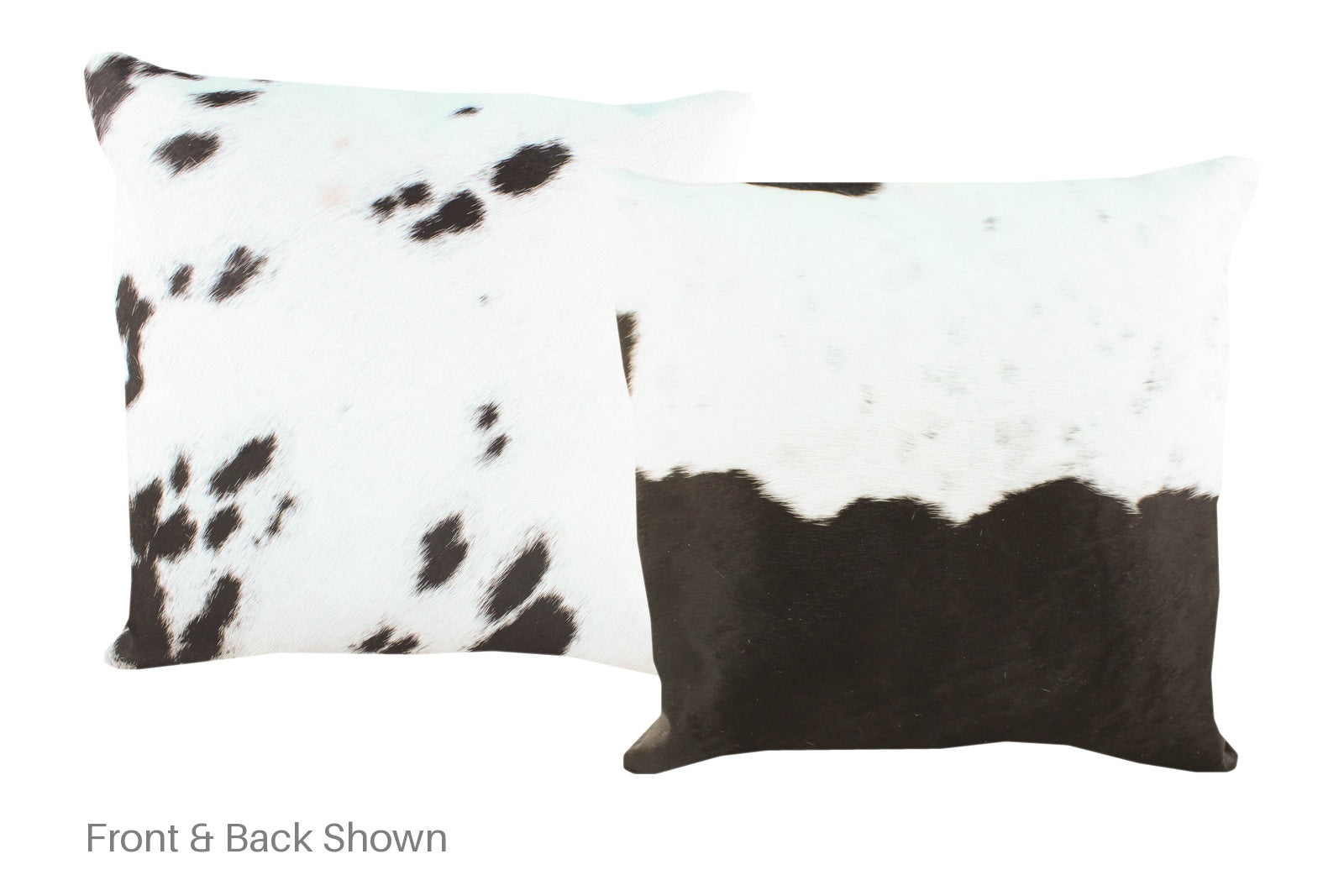 Black and White Cowhide Pillow #A53170
