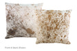 Salt and Pepper Brown Cowhide Pillow 20x20 #A53173 by Hudson Hides