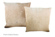 Grey with Beige Cowhide Pillow 20x20 #A53175 by Hudson Hides