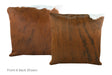 Tricolor Cowhide Pillow 20x20 #A53176 by Hudson Hides