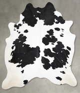 Black and White XX-Large Brazilian Cowhide Rug 8'4"H x 6'10"W #A53177 by Hudson Hides