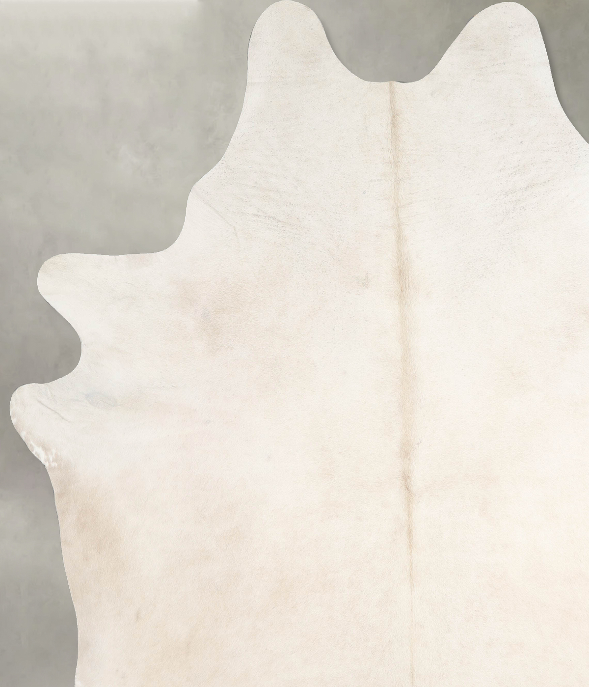 Ivory with Beige XX-Large Brazilian Cowhide Rug 8'8"H x 7'1"W #A53184 by Hudson Hides