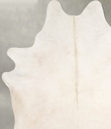 Ivory with Beige XX-Large Brazilian Cowhide Rug 8'8"H x 7'1"W #A53184 by Hudson Hides