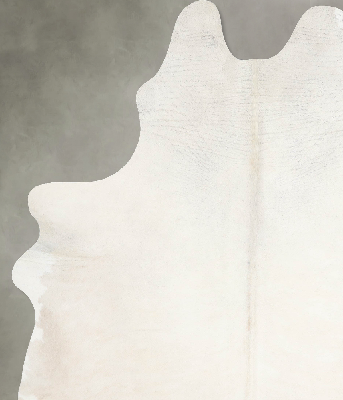 Ivory with Beige X-Large Brazilian Cowhide Rug 7'9"H x 5'10"W #A53185 by Hudson Hides