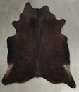 Chocolate X-Large Brazilian Cowhide Rug 7'3"H x 6'4"W #A53186 by Hudson Hides