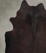 Chocolate X-Large Brazilian Cowhide Rug 7'3"H x 6'4"W #A53186 by Hudson Hides