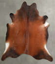 Warm Caramel XX-Large Brazilian Cowhide Rug 7'8"H x 7'4"W #A53197 by Hudson Hides