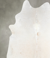 Ivory with Beige XX-Large Brazilian Cowhide Rug 7'6"H x 6'9"W #A53202 by Hudson Hides