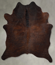 Chocolate XX-Large Brazilian Cowhide Rug 8'0"H x 6'9"W #A53210 by Hudson Hides