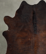 Chocolate XX-Large Brazilian Cowhide Rug 8'0"H x 6'9"W #A53210 by Hudson Hides