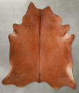 Solid Brown XX-Large Brazilian Cowhide Rug 7'11"H x 6'10"W #A53214 by Hudson Hides