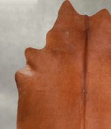 Solid Brown XX-Large Brazilian Cowhide Rug 7'11"H x 6'10"W #A53214 by Hudson Hides