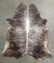 Grey Brindle XX-Large Brazilian Cowhide Rug 7'9"H x 6'9"W #A53223 by Hudson Hides