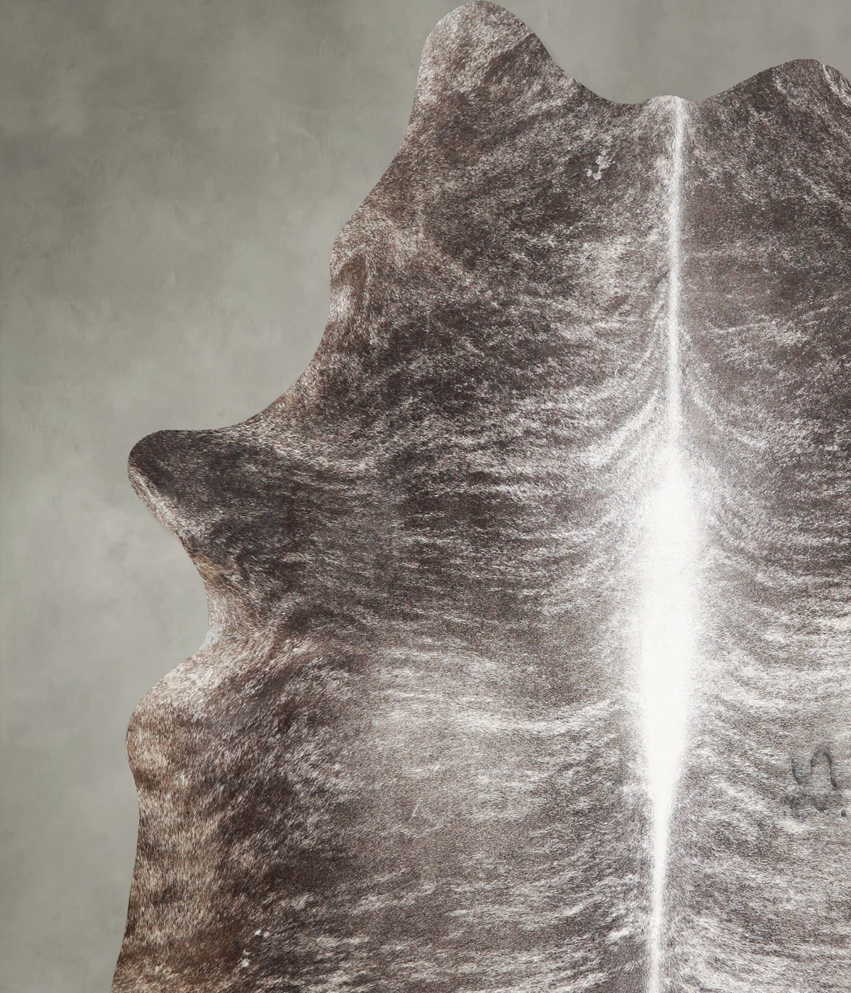 Grey Brindle XX-Large Brazilian Cowhide Rug 7'9"H x 6'9"W #A53223 by Hudson Hides