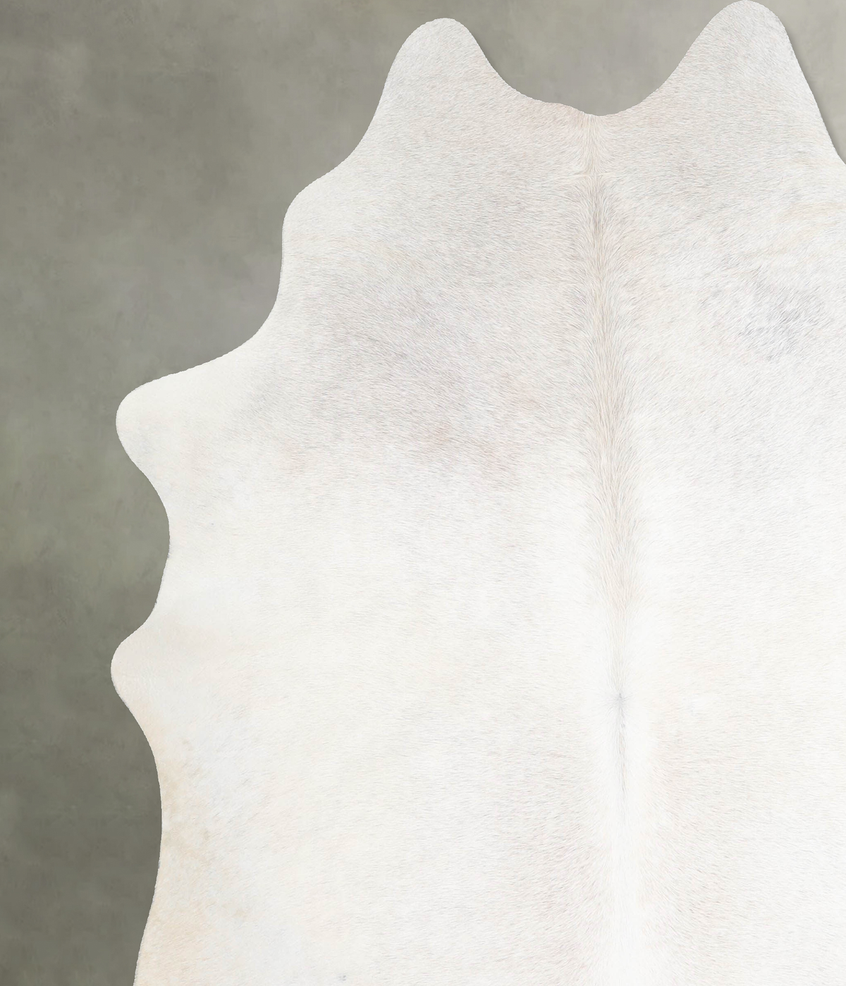 Ivory with Beige X-Large Brazilian Cowhide Rug 7'2"H x 6'5"W #A53225 by Hudson Hides