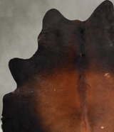 Warm Caramel X-Large Brazilian Cowhide Rug 7'0"H x 5'10"W #A53227 by Hudson Hides