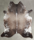 Taupe XX-Large Brazilian Cowhide Rug 7'10"H x 6'5"W #A53228 by Hudson Hides