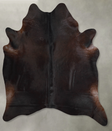 Chocolate X-Large Brazilian Cowhide Rug 7'5"H x 6'8"W #A53230 by Hudson Hides