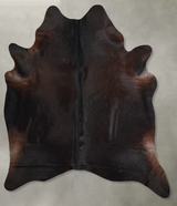 Chocolate X-Large Brazilian Cowhide Rug 7'5"H x 6'8"W #A53230 by Hudson Hides