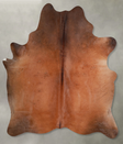 Solid Brown X-Large Brazilian Cowhide Rug 7'0"H x 6'3"W #A53231 by Hudson Hides