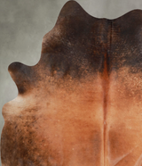 Warm Caramel X-Large Brazilian Cowhide Rug 7'3"H x 6'2"W #A53232 by Hudson Hides