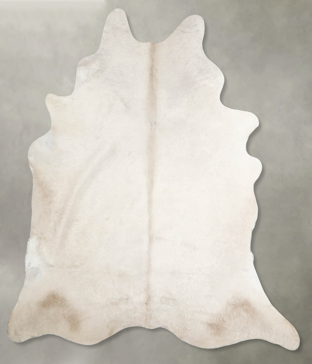 Solid White Cowhide Rug #A53234