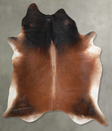 Warm Caramel XX-Large Brazilian Cowhide Rug 8'1"H x 6'10"W #A53237 by Hudson Hides