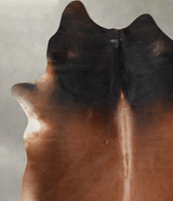 Warm Caramel XX-Large Brazilian Cowhide Rug 8'1"H x 6'10"W #A53237 by Hudson Hides