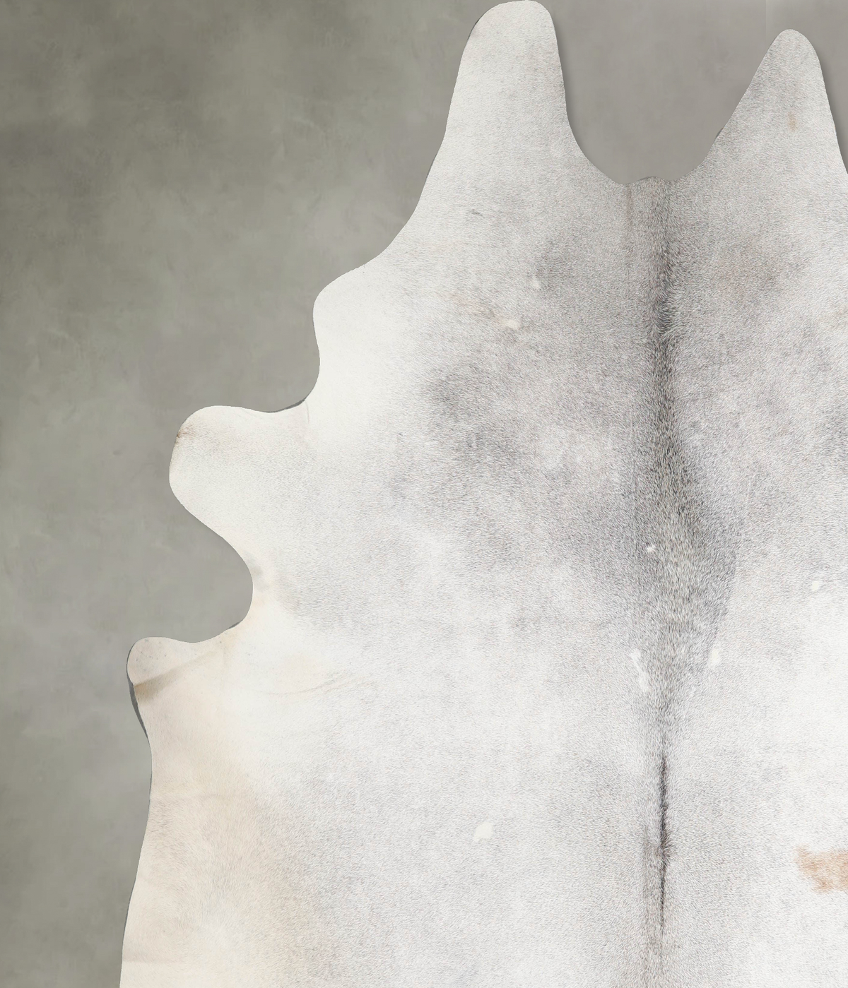 Grey with Beige XX-Large Brazilian Cowhide Rug 9'5"H x 8'9"W #A53242 by Hudson Hides