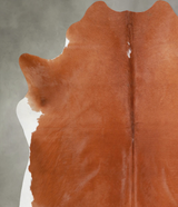 Solid Brown X-Large Brazilian Cowhide Rug 6'9"H x 6'9"W #A53252 by Hudson Hides