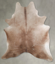 Taupe XX-Large Brazilian Cowhide Rug 8'6"H x 6'9"W #A53254 by Hudson Hides