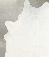 Ivory with Beige XX-Large Brazilian Cowhide Rug 7'8"H x 7'0"W #A53257 by Hudson Hides