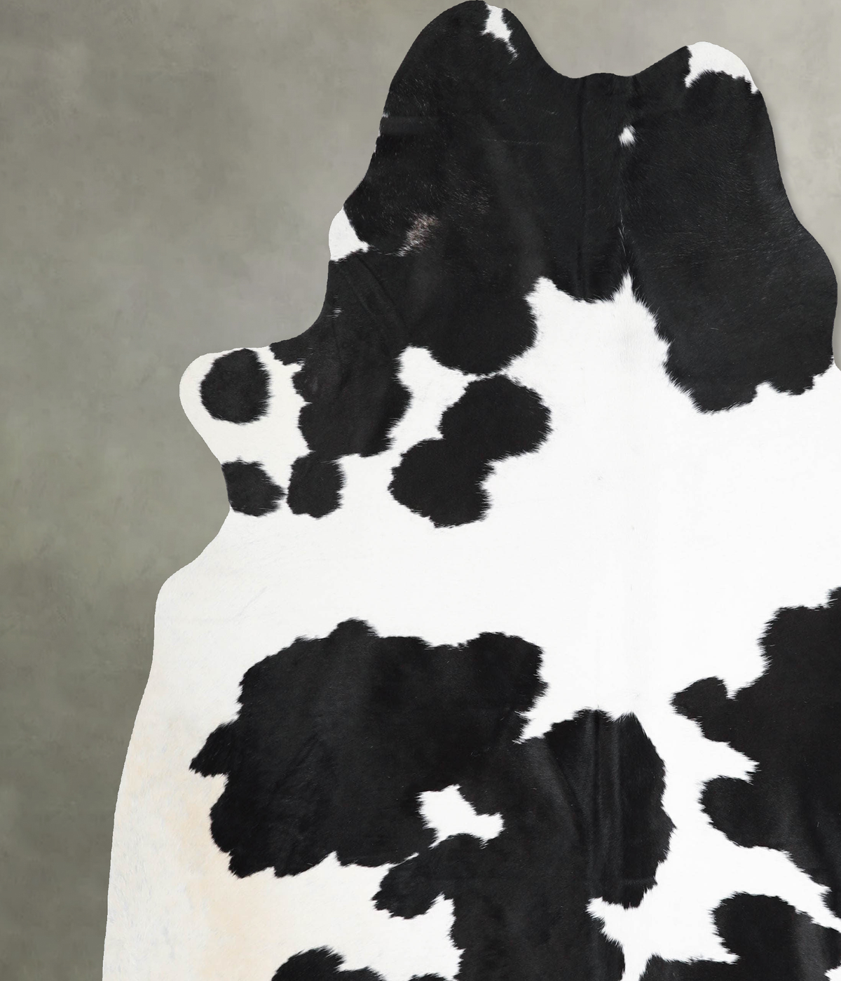 Black and White XX-Large Brazilian Cowhide Rug 7'8"H x 6'10"W #A53258 by Hudson Hides