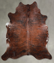 Medium Brindle XX-Large Brazilian Cowhide Rug 7'5"H x 6'10"W #A53261 by Hudson Hides
