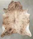 Light Brindle X-Large Brazilian Cowhide Rug 7'4"H x 6'8"W #A53262 by Hudson Hides