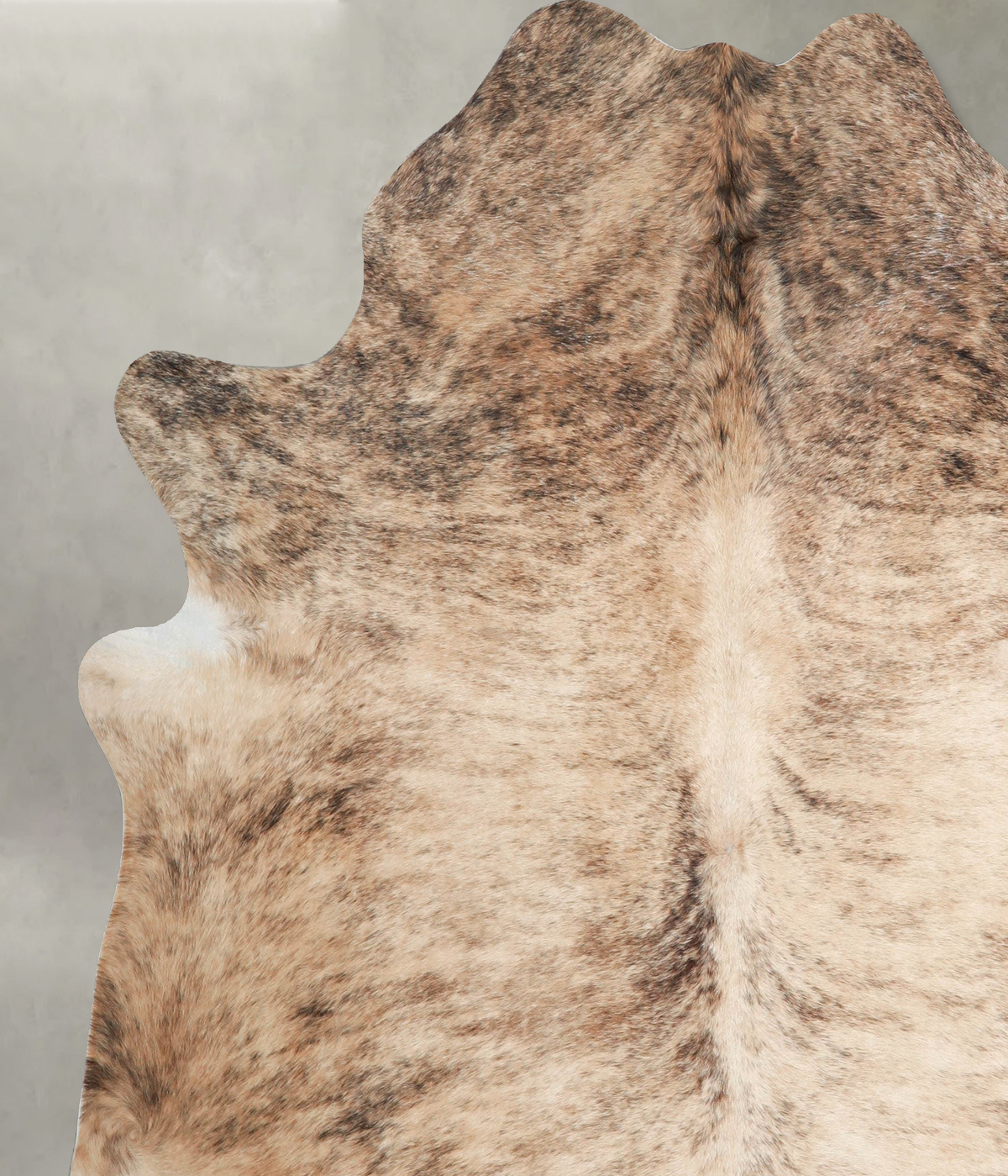 Light Brindle X-Large Brazilian Cowhide Rug 7'4"H x 6'8"W #A53262 by Hudson Hides