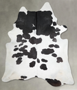 Black and White XX-Large Brazilian Cowhide Rug 8'8"H x 6'9"W #A53265 by Hudson Hides