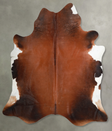 Warm Caramel XX-Large Brazilian Cowhide Rug 7'8"H x 7'4"W #A53266 by Hudson Hides