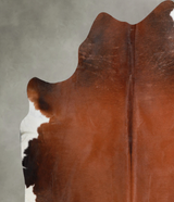 Warm Caramel XX-Large Brazilian Cowhide Rug 7'8"H x 7'4"W #A53266 by Hudson Hides